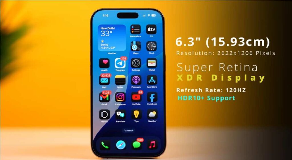 Apple Iphone 16 Pro Display & Design